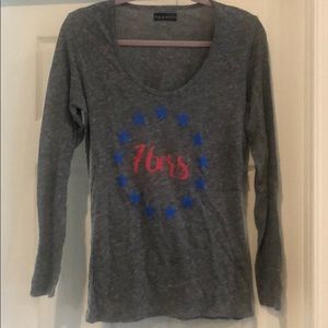 Philadelphia 76ers long sleeve tee